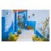Fotografie Chefchaouen Blue city of Morocco, kotangens, 40 × 26.7 cm