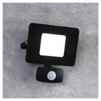 EGLO Faedo 3 LED venkovní reflektor, senzor, černá, 20W