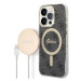 Kryt Guess Case + Charger Set iPhone 14 Pro 6,1" black hard case 4G Print MagSafe (GUBPP14LH4EAC