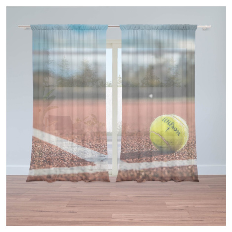 Sablio Záclony Tennis: 2ks 150x250cm