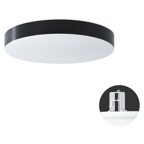 OSMONT DEL52623 DELIA CV2 stropní/nástěnné plastové polovestavné svítidlo bílá / bílo - černá IP