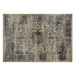Estila Orientální obdélníkový koberec Samira z viskózy v odstínech hnědé s ornamentálním zdobení