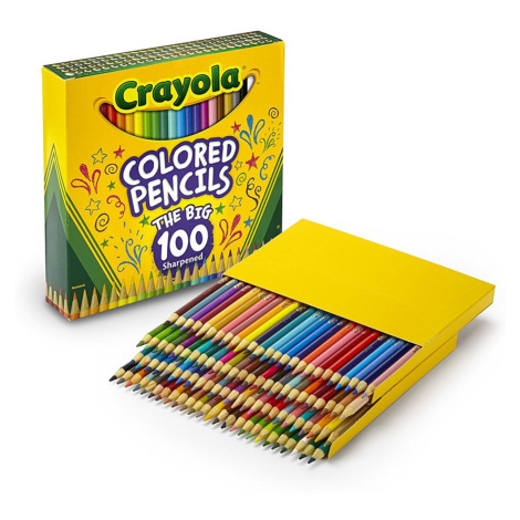 Crayola, 68-8100, Colored pencils, klasické pastelky, 100 ks