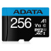 ADATA MicroSDHC karta 256GB UHS-I Class 10, Premier + adaptér