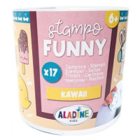 Dětská razítka Stampo Funny, 17 ks - Kawaii Aladine