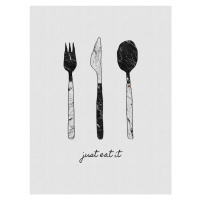 Ilustrace Just Eat It, Orara Studio, 30 × 40 cm