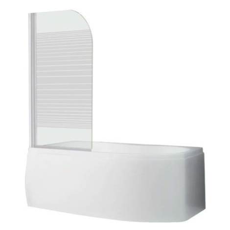 Roth Screen vanová zástěna 130x75 cm bílá 4 000 222