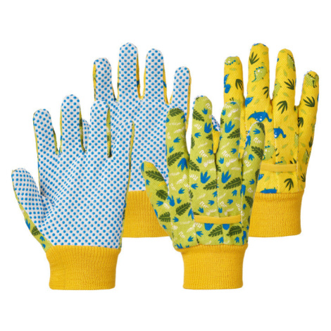 PARKSIDE® Dětské zahradní rukavice, 2 páry (4 (6–8 let), žlutá)