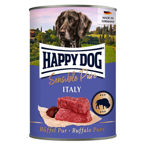 Happy Dog čisté buvolí maso, 24 × 400 g
