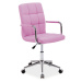 Kancelářská židle BALDONE, růžová