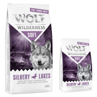 Wolf of Wilderness, 14 kg - 12 + 2 kg zdarma! - Soft - Silvery Lakes - kuřecí z volného chovu s 