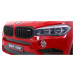 mamido Elektrické autíčko BMW X6 M dvoumístné XXL lakované červené