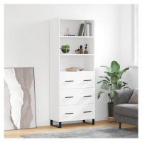 vidaXL Skříň highboard bílá 69,5 x 34 x 180 cm kompozitní dřevo