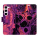 iSaprio flip pouzdro Abstract Dark 02 pro Samsung Galaxy S23 5G