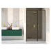 BESCO Bezrámové sprchové dveře EXO-C BLACK 110 cm, černé detaily, čiré sklo