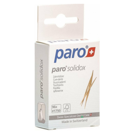 PARO SOLIDOX  dřevěná párátka oboustranná, 96ks