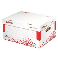ESSELTE Speedbox, 35.5 x 19.3 x 25.2 cm, bílo-červená