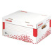 ESSELTE Speedbox, 35.5 x 19.3 x 25.2 cm, bílo-červená