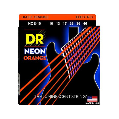 DR Strings Neon Orange NOE-10