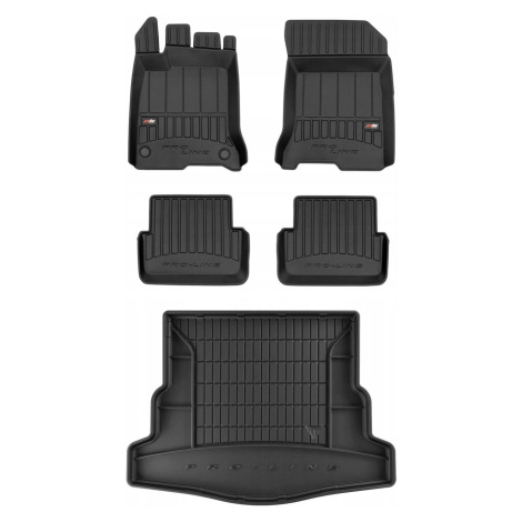 Set 3D gumové autokoberce rohož Renault Laguna 3 Coupe 2008-2015