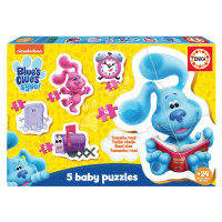 Puzzle Baby Puzzles Blue´s Clues Educa 3-3-4-4-5 dílků od 24 měsíců
