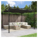 vidaXL Pergola se zatahovací střechou antracitová 295 x 292 x 230 cm