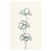 Ilustrace whiteflowers, MadKat, 26.7x40 cm