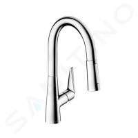 Hansgrohe 72815000 - Dřezová baterie s výsuvnou sprškou, chrom