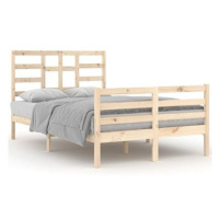 Rám postele masivní dřevo 120 × 200 cm, 3105855