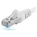 PREMIUMCORD Patch kabel CAT6a S-FTP, RJ45-RJ45, AWG 26/7 1, 5m bílá