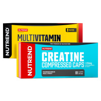 Nutrend Creatine Compressed + Multivitamin Compressed dárková sada 120+60 kapslí