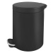 Olsen Spa  KD02031788 - Pedálový odpadkový koš 5l, kov, černá barva