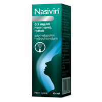 Nasivin Sensitive 0.5mg/ml nas.spr.sol. 10ml