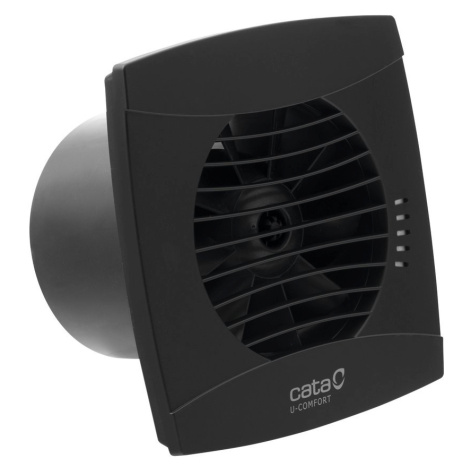 CATA UC-10 T koupelnový ventilátor axiální s časovačem, 8W, potrubí 100, černá 01202100