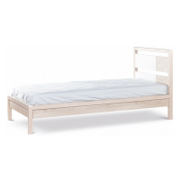 Studentská postel 100x200 artos - dub sofia/bílá