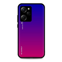 TopQ Kryt LUXURY Xiaomi Poco X5 Pro 5G pevný duhový fialový 95979