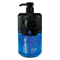 NISHMAN Energizing transparentní gel na holení 1000 ml