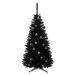 Vánoční stromek v černé barvě s ozdobami