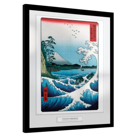 Obraz na zeď - Hiroshige - The Sea At Satta, 30.5 × 40.6 cm GB Eye