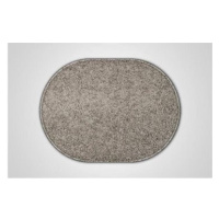 Kusový šedý koberec Eton ovál