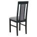 Jídelní židle NILA 2 NEW černá/šedá