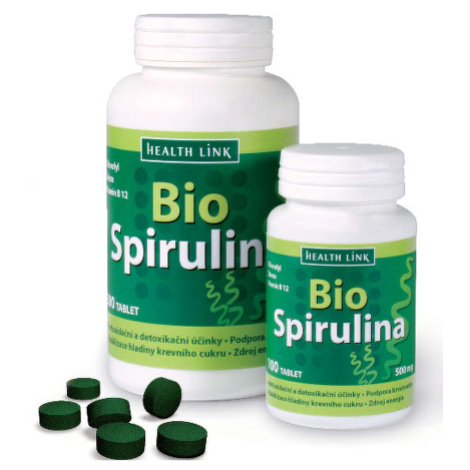 Bio Spirulina 500mg tbl.100 Health link