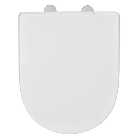 WENKO 24988100-WC sedátko EXCLUSIVE 45x36,5 cm bílá/stříbrná 24988100
