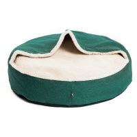 NUFNUF Luxusní pelech pro psy BED BUD - smaragdově zelená Velikost: S   (55 x 15)