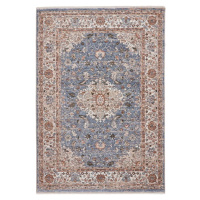 Modro-béžový běhoun 80x300 cm Vintage – Think Rugs