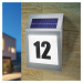 Esotec Style - solární design. osvětlení domovního čísla