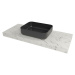 Deska pod umyvadlo Naturel Dolce 143,5x8x50 cm mramor Carrara bílá mat DO14050MCB
