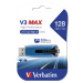VERBATIM Flash Disk 128GB V3 MAX, USB 3.0, modrý Modrá