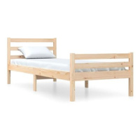 Rám postele masivní dřevo 90 × 200 cm, 814804