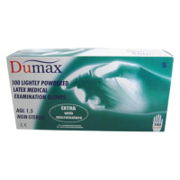 Rukavice DUMAX latexové nesterilní S 100ks pudr